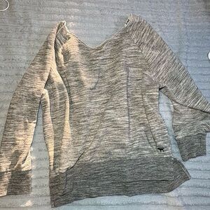 PINK Victoria's Secret Heathered Gray Top